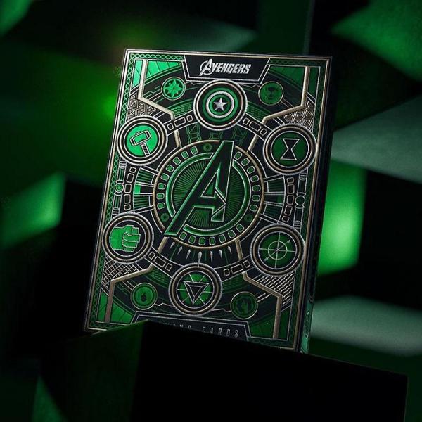 Mazzo di carte Avengers Green Edition Playing Cards by Theory11