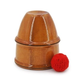 Bussolotti in legno - Cups and Balls - wood