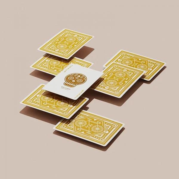 Mazzo di carte DKNG Yellow Wheels Playing Cards by Art of Play