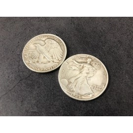Magnetic Walking Liberty Half Dollar (Super Strong, 3.05 cm, Ottone)