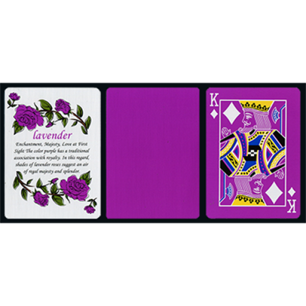 Mazzo di Carte Tally Ho Reverse Fan back (Lavender) Limited Ed. by  Aloy Studios / USPCC