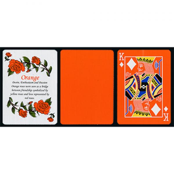 Mazzo di carte Tally Ho Reverse Fan back (Orange) Limited Ed. by  Aloy Studios / USPCC