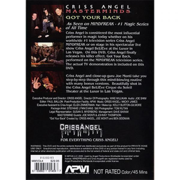 Masterminds (Got Your Back) Vol. 4 by Criss Angel - DVD