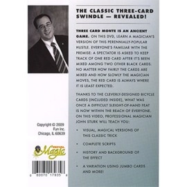 Unconquered: Mastering the Three-Card Monte (DVD and Cards) - DVD