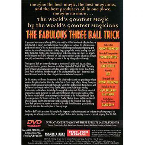 Fabulous Three Ball Trick  (World's Greatest Magic) - DVD