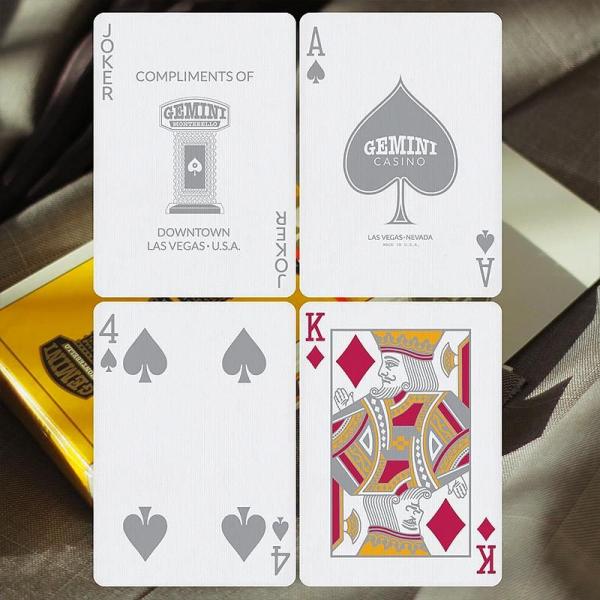 Mazzo di carte Gemini Casino Yellow
