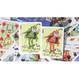 Mazzo di carte Limited Edition Hustling Joe Blue Gilded (Gnome Back) Playing Cards