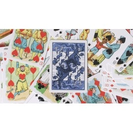 Mazzo di carte Limited Edition Hustling Joe Blue Gilded (Gnome Back) Playing Cards